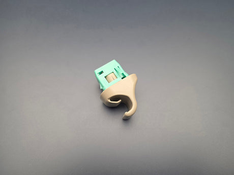 OEM Honda Cashmere Ivory sun visor holder clip 88217-TR0-A01ZK side view
