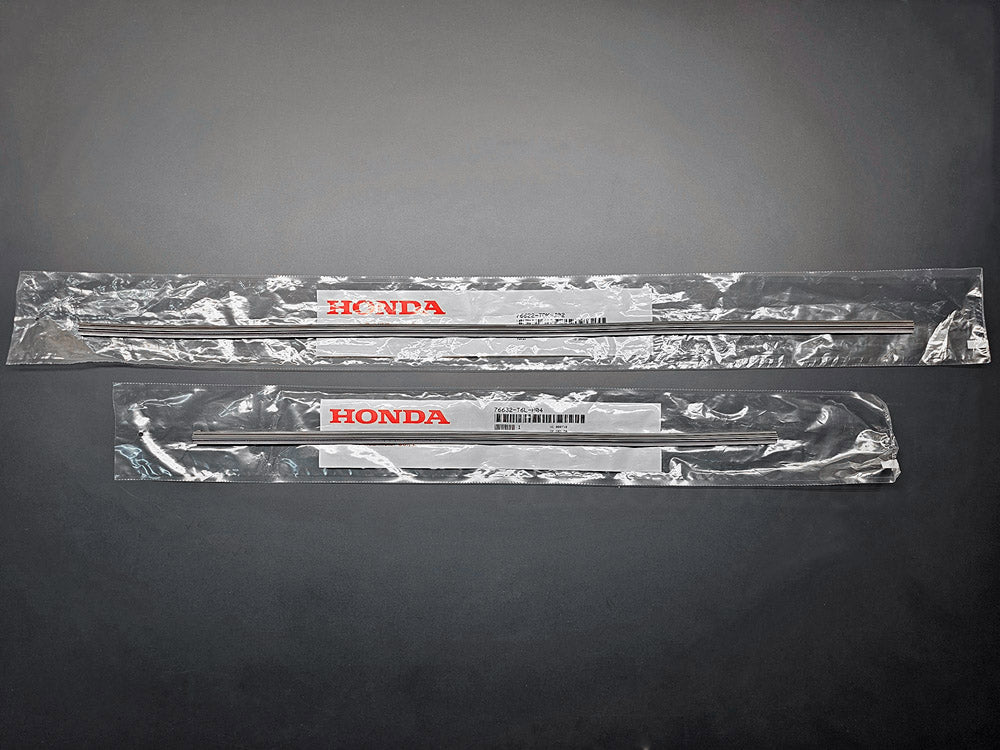 OEM Honda windshield wiper blade inserts set for Civic and HR-V