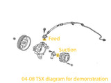 OEM Honda power steering O-rings for CR-V Odyssey Pilot Ridgeline Prelude Element Acura models