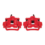 PowerStop 2010–2023 Lexus GX460 Rear Red Brake Calipers with Brackets