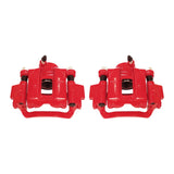 PowerStop S2736 red rear brake caliper pair with brackets for 2010–2023 Lexus GX460