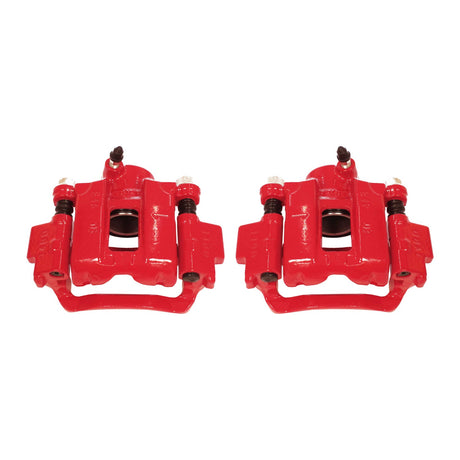 PowerStop S2736 red rear brake caliper pair with brackets for 2010–2023 Lexus GX460