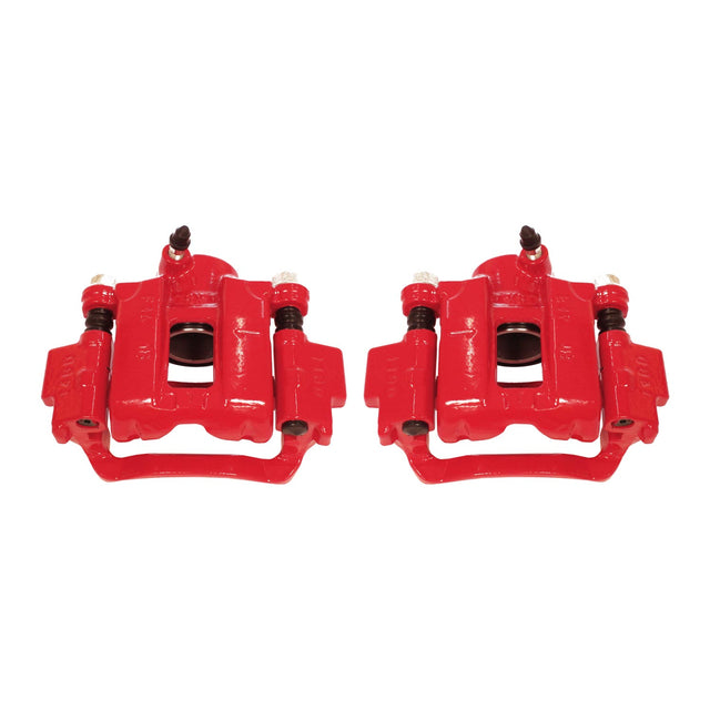 PowerStop S2736 red rear brake caliper pair with brackets for 2010–2023 Lexus GX460