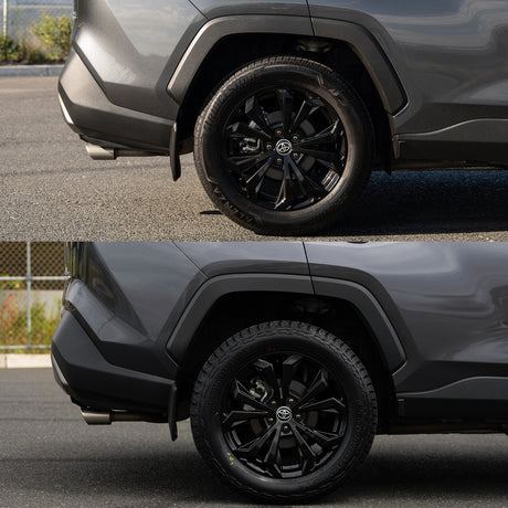 Bilstein B8 TerraSport suspension installed on Toyota RAV4 Before After Rear