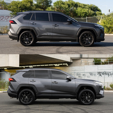 Bilstein B8 TerraSport suspension 1.5 inch Lift installed on Toyota RAV4 Before and After comparison 