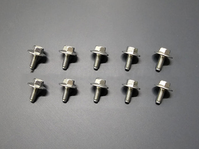 OEM Acura RSX Fender Bolts 10 pieces set complete kit DC5 Type S Base