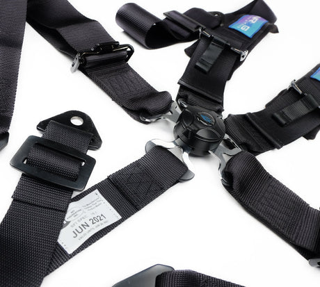 NRG 5PT 3in. Seat Belt Harness / Cam Lock - Red