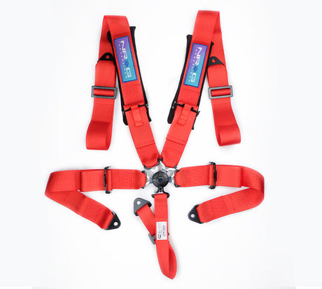 NRG 5PT 3in. Seat Belt Harness / Cam Lock - Pink