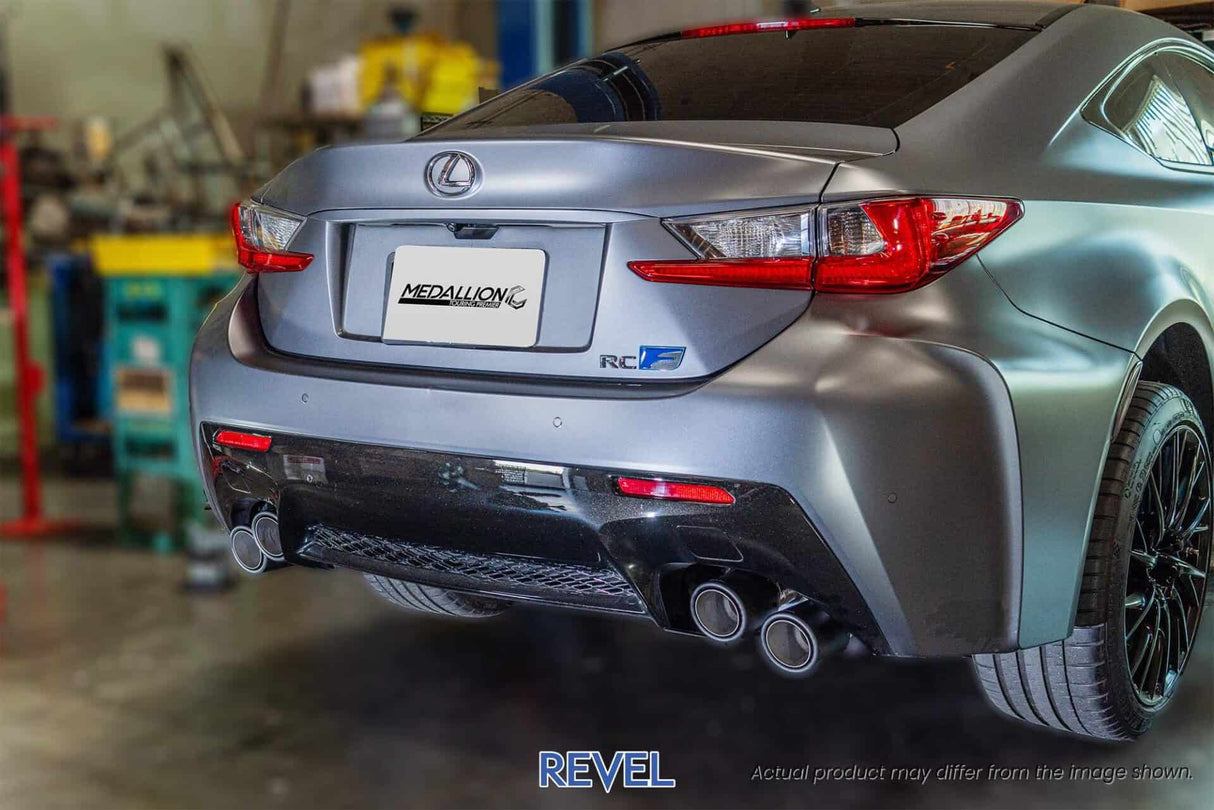 Revel T71180C Lexus IS 500 RC F valved exhaust with carbon tips