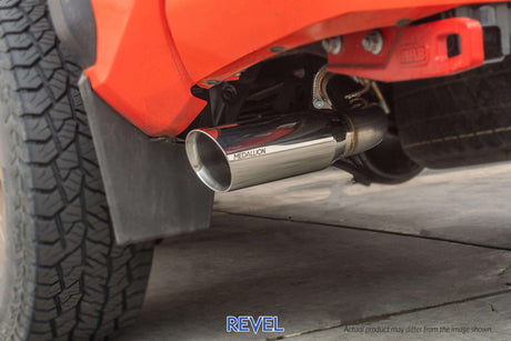 Revel 3-inch cat-back exhaust system with 4-inch silver tip