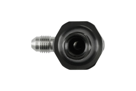 Turbosmart TS-0804-1004 Turbo Direct Mount Oil filter 44-Micron Banjo 4AN (Bottom View)