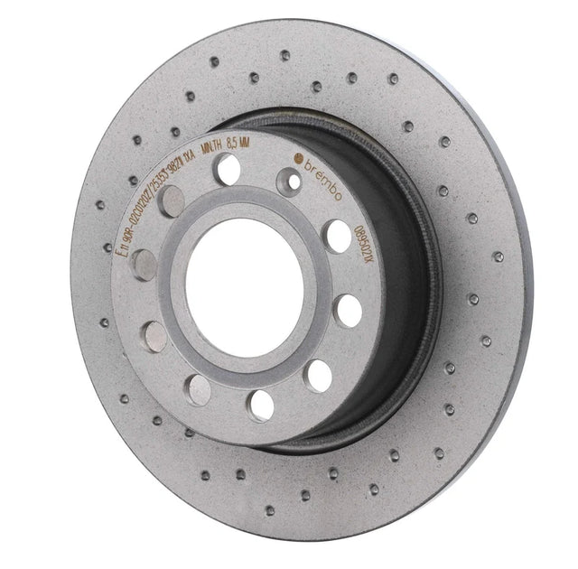 Brembo 08.9502.1X XTRA drilled rear brake rotor