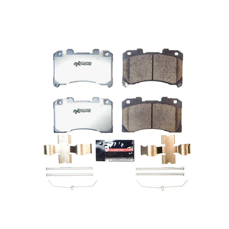 PowerStop Z26-2450 front brake pads with hardware and lubricant for 2023–2024 Toyota GR Corolla