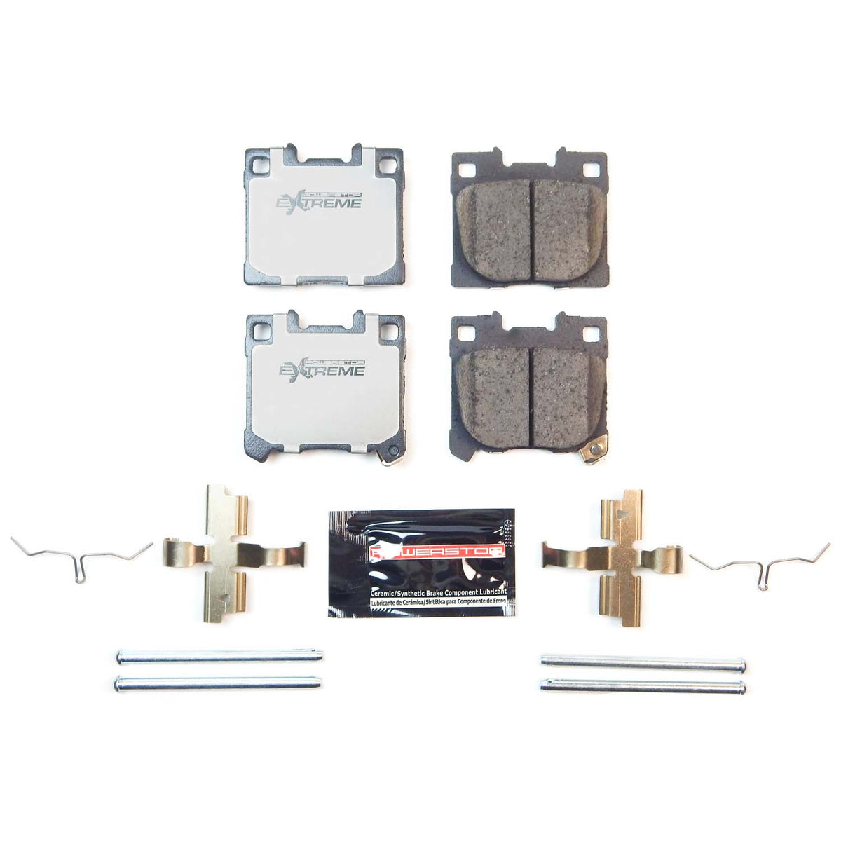 PowerStop Z26-2451 rear brake pads with hardware and lubricant for 2023–2024 Toyota GR Corolla
