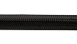 Vibrant -4 AN Black Nylon Braided Flex Hose (10 foot roll)