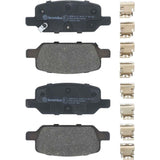 Brembo PRIME Low-Met rear brake pads with anti-vibration shims