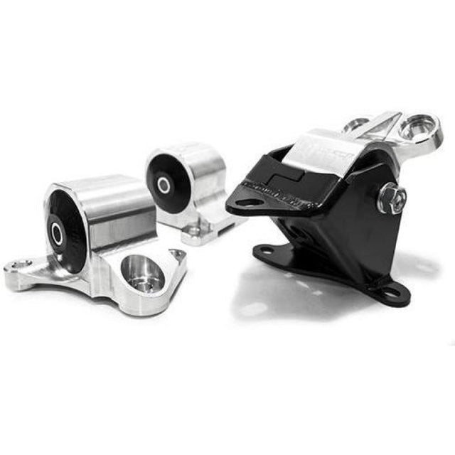 Innovative 96-00 Civic B/D Series Silver Aluminum Motor Mounts  95A Bushings (2 Bolt)