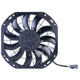 SPAL BEAST 3700 19-inch 850-watt flush-mount brushless cooling fan with jumper harness - Face View