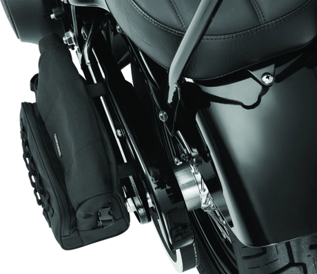 Kuryakyn 5170 universal swingarm bag rear and mounting view