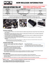 HKS Subaru ZN8/ZD8 Cold Air Intake Full Kit | 70026-AT012