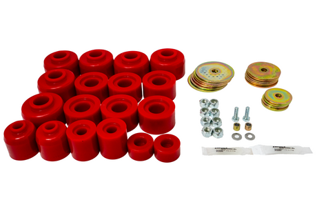 Energy Suspension 8.4120R red body mount bushing set for Toyota 4Runner