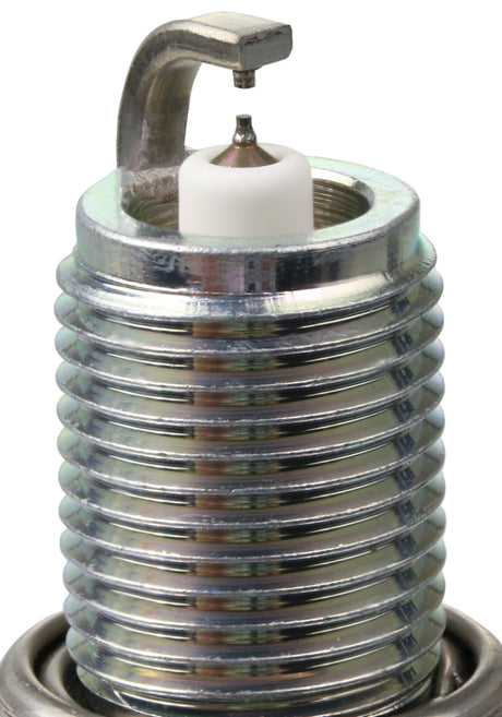 Set of four NGK FR6AHX-S Ruthenium HX high-ignitability spark plugs - Tip up close view