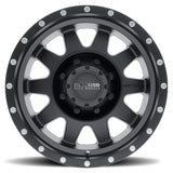 Method MR301 The Standard 17x9 -12mm Offset 8x170 130.81mm CB Matte Black Wheel