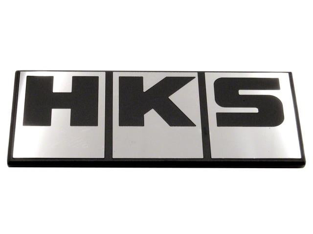 HKS Silver Block Logo Emblem | 51003-AK027