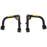 Pair of black Bilstein B8 Pro front upper control arms for 2005–2023 Toyota Tacoma - Top View