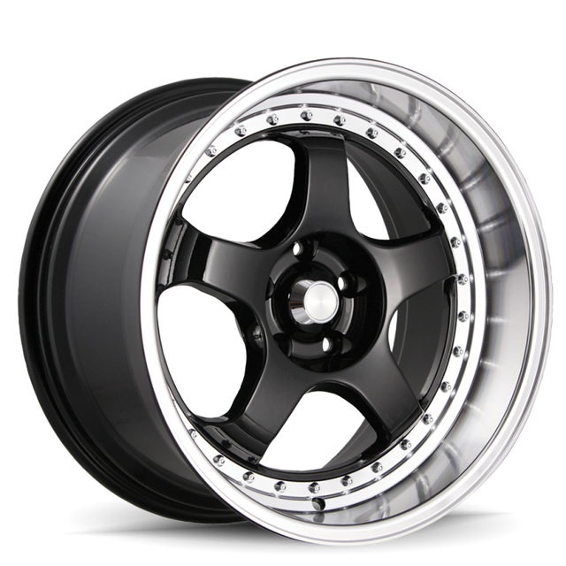 Konig SSM SS88514355 18x8 +35 5x114.3 Gloss Black machined lip wheel