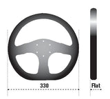 Sparco Strwhl L360 Ring Suede Black