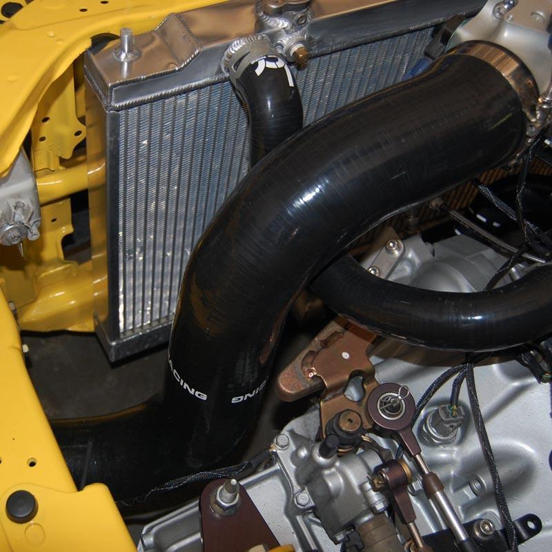 Hybrid Racing Silicon Cold Air Intake for K swap EG/EK/DC Black