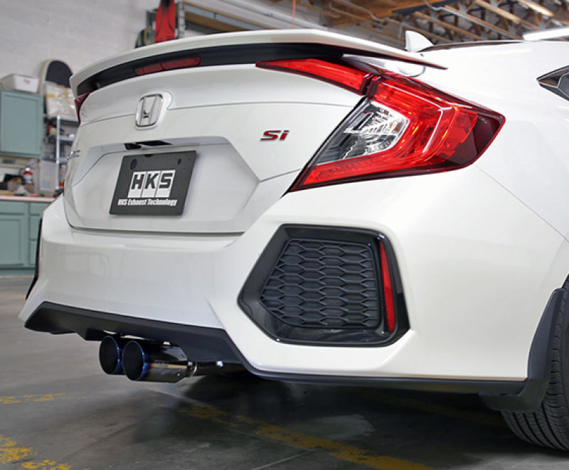 HKS 17+ Honda Civic Si Sedan (FC) Hi-Power Muffler Exhaust | 31006-BH002