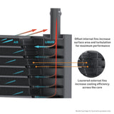 Mishimoto transmission cooler flow diagram, air cooled