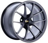 BBS RI-A018 18x9.5 +35 5x114.3 Matte Graphite forged aluminum wheel