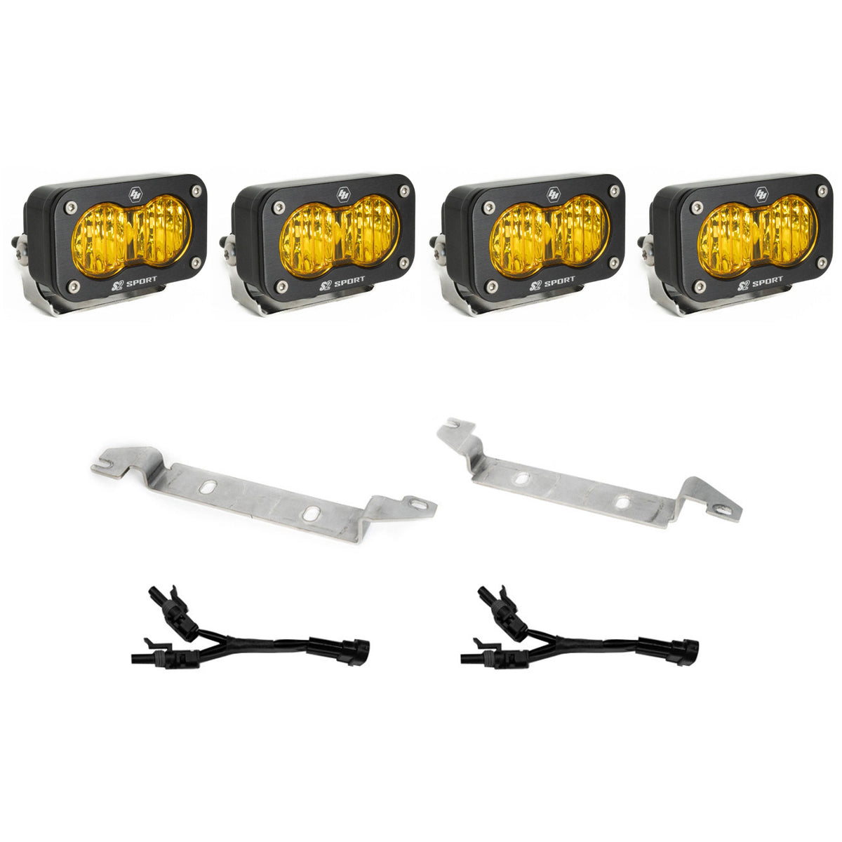 Baja Designs S2 Sport Baja Amber fog light kit for 2025–2026 Toyota 4Runner non-TRD Pro