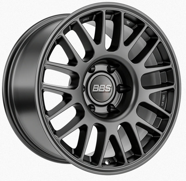 BBS TS-M 18x9 ET0 Satin Black flow-formed truck wheel with 6x139.7 bolt pattern