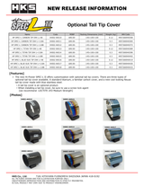 HKS Hi-Power SPEC-L Tail Tip Cover - Carbon | 34002-AK010