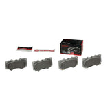 Brembo Prime Ceramic front brake pads with gray backing plates