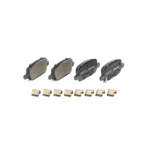 Brembo P09027 PRIME Low-Met Rear Brake Pads for Tesla Model 3