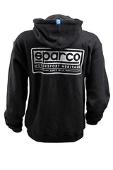 Sparco Swtshrt Hooded Heritage Blk Lr