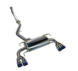 Remark 08-14 Subaru STi GR Hatch Sports Touring Spec - Burnt Quad Tips (Non-Resonated)