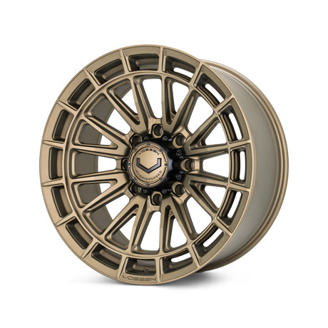 Vossen HFX-5 22x10 Terra Bronze wheel with 8x165.1 bolt pattern ET-18 offset and Super Deep Face