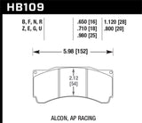 Hawk DTC-70 Race Brake Pads | HB109U.710