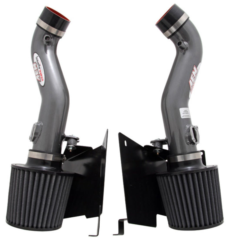 AEM 07 350z Silver Dual Inlet Cold Air Intakes w/ Heat Sheilds