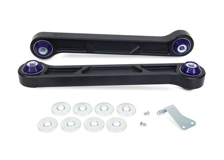 SuperPro billet rear upper trailing arm pair for Toyota Tundra Land Cruiser and Lexus GX LX - Zoom in View