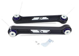 SuperPro billet rear upper trailing arm pair for Toyota Tundra Land Cruiser and Lexus GX LX with Bushing Shims zip tied on
