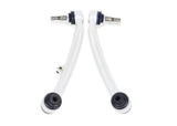 SuperPro front lower control arm pair with ball joints for BMW 1 Series and 3 Series -Side View, show side arm structure