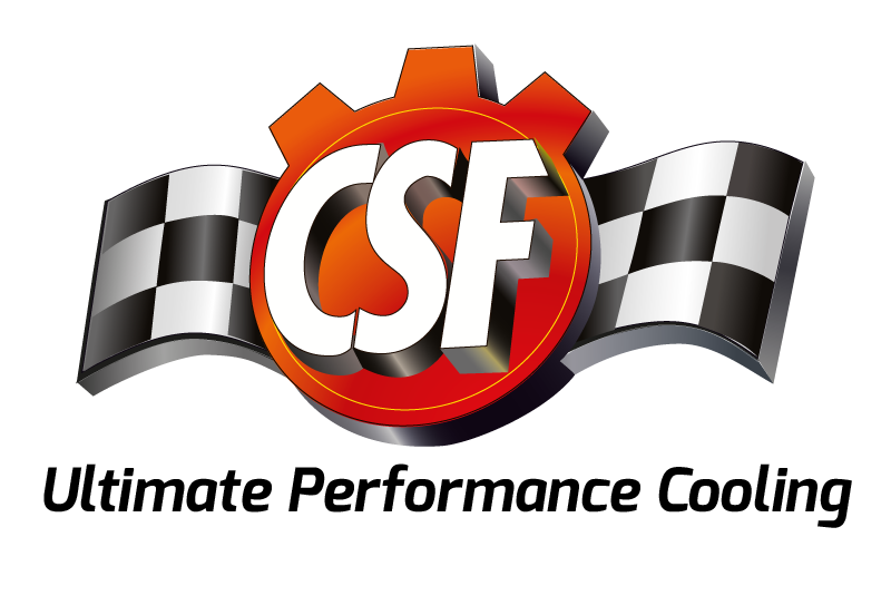 CSF Universal Drag Race / Tuck Radiator w/9in Spal Fan - 10.5in H x 10in L x 3.6in W - Black