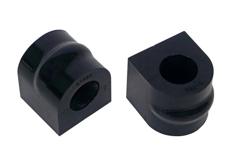 Close up of Whiteline KSK133-30 sway bar mount bushings for BTF101Z 30mm front bar